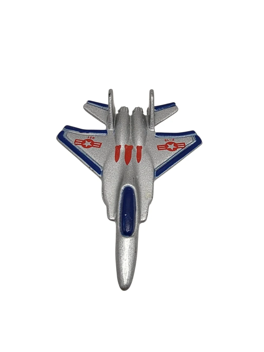 ​Vintage Tins Toys F-15 Eagle Fighter Jet Diecast Airplane Pullback Toy F501-506